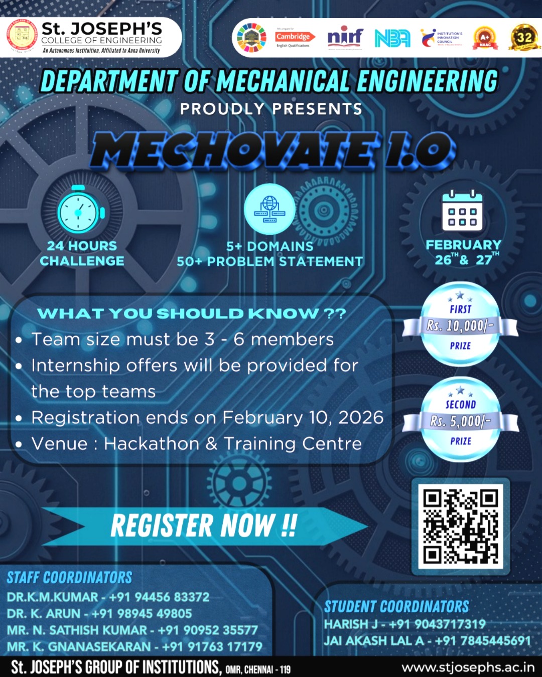 MECHOVATE 1.0 Brochure